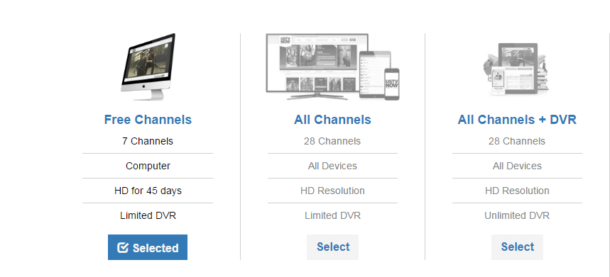 Subscription Plans for USTV Now Plus