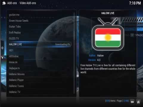 Halow Live TV Kodi Football Addon