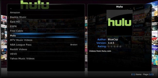 How TQo Install Hulu on Kodi