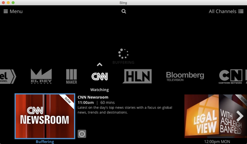 Watch Sling TV on Mac