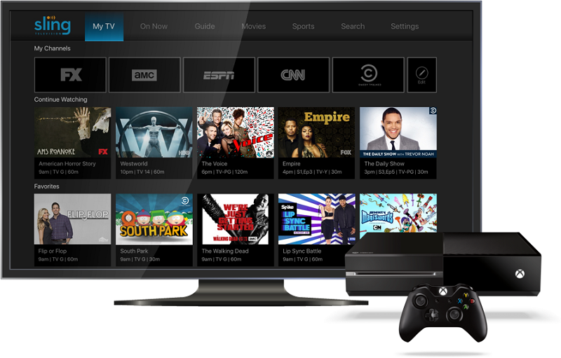 Watch Sling TV on Xbox One